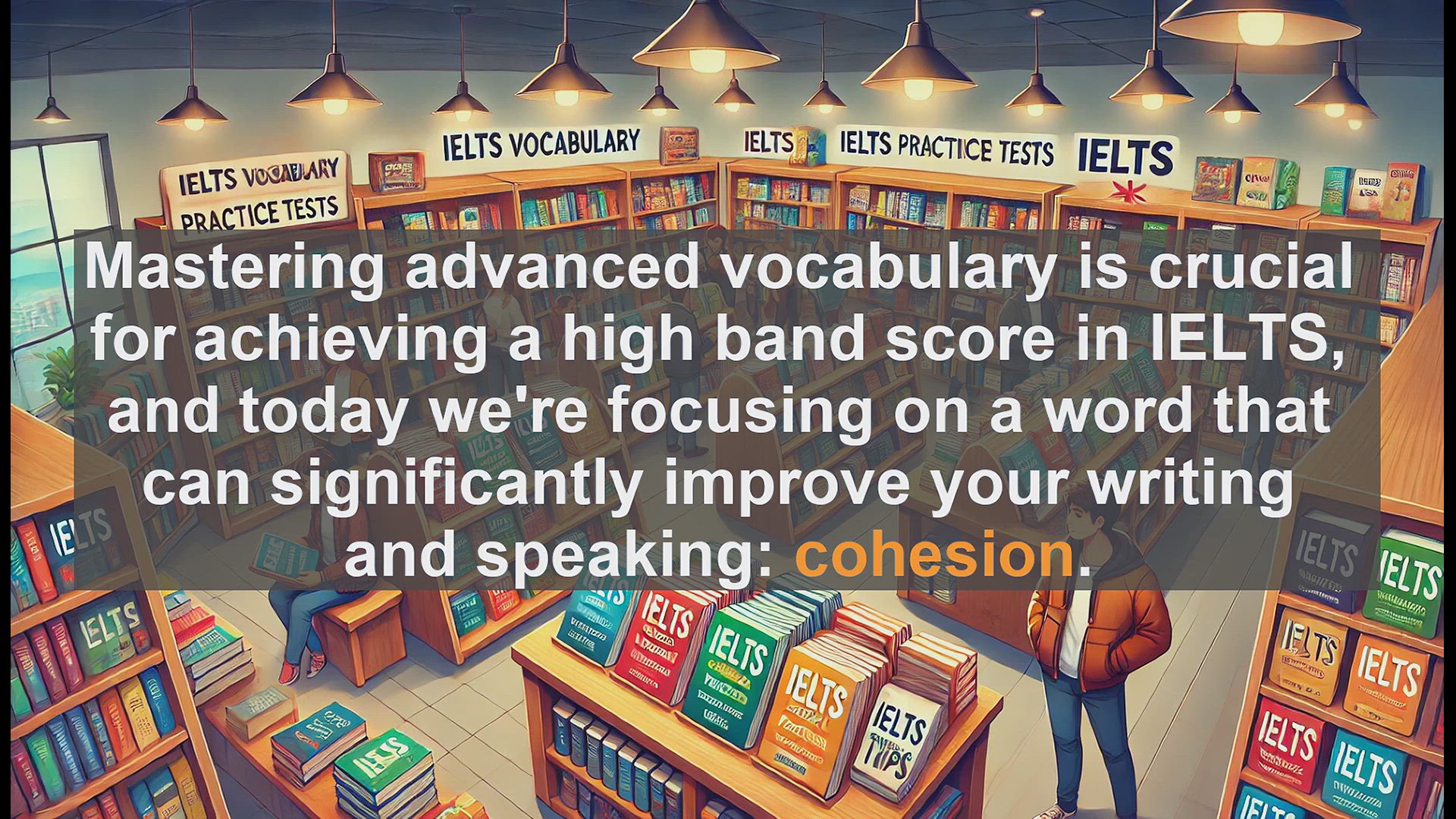 'Video thumbnail for 5000 Must Know IELTS 8.0 Vocabulary - Boost Your IELTS Score: Mastering 'Cohesion' for Better Writing and Speaking'
