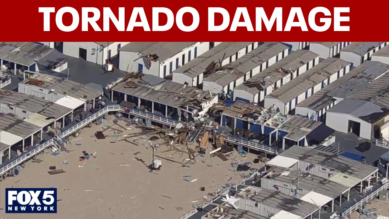 Video thumbnail for Surveying tornado damage across Long Island