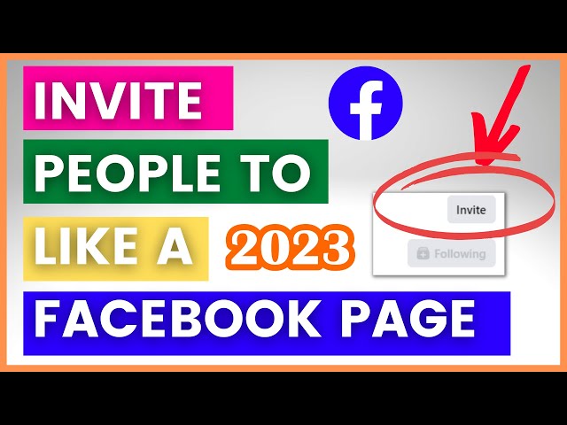 Video thumbnail for How To Invite People To Like A Facebook Page? [in 2025]