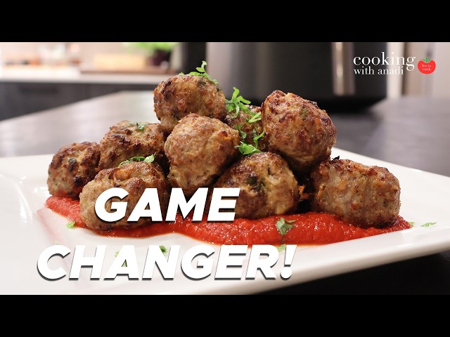 Video thumbnail for These HIGH PROTEIN Air Fryer Meatballs Changed the Game!