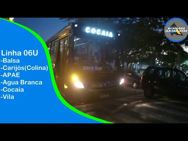 'Video thumbnail for Linha 06U-Balsa/Carijós(Colina)/Via APAE/Agua Branca/Cocaia/Vila'