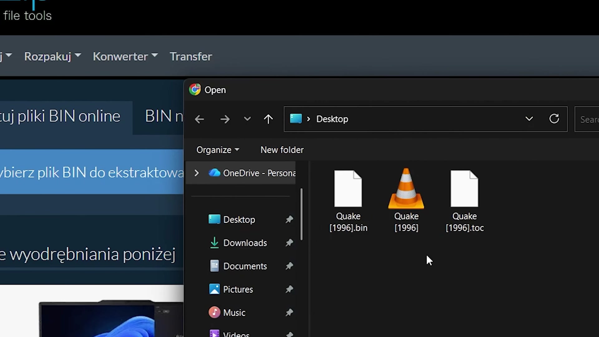 Video thumbnail for 📦 Jak Wyodrębnić Pliki BIN Online za Darmo | Bez Instalacji Oprogramowania