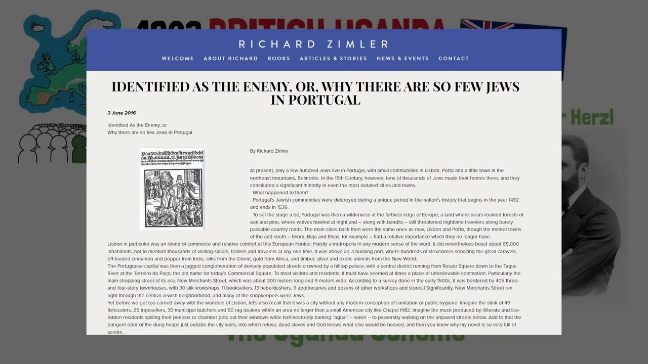 Video thumbnail for What If Israel Was Somewhere Else? (Historic Proposals for a Jewish State)