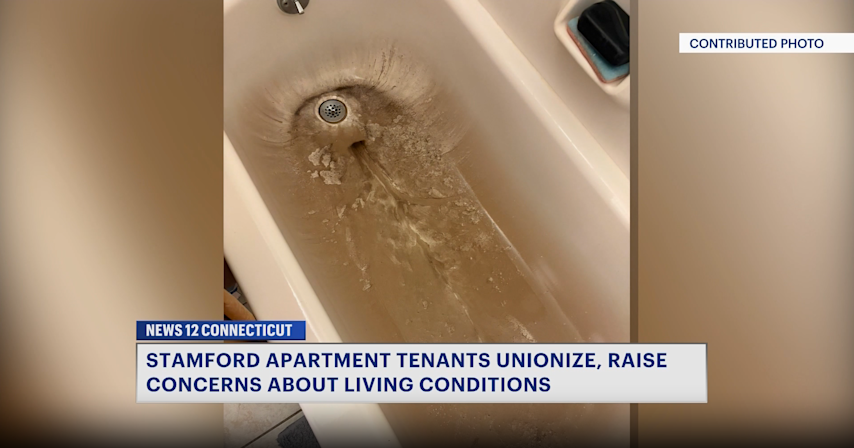 Video thumbnail for 'We want respect.' Stamford apartment tenants unionize over alleged poor living conditions