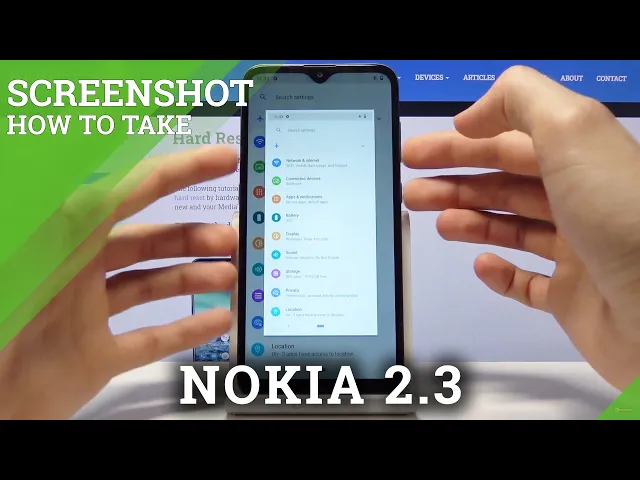 Video thumbnail for NOKIA 2.3 Capture Screen & Save Screenshot