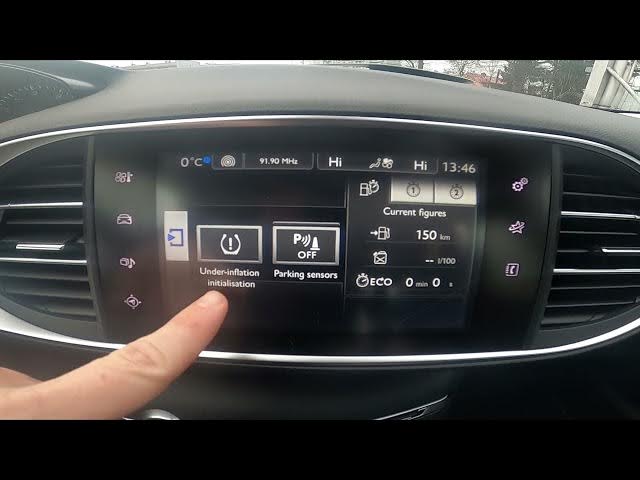Video thumbnail for How to Set Tyre Pressure Indicator in PEUGEOT 308 II ( 2013 – 2021 )