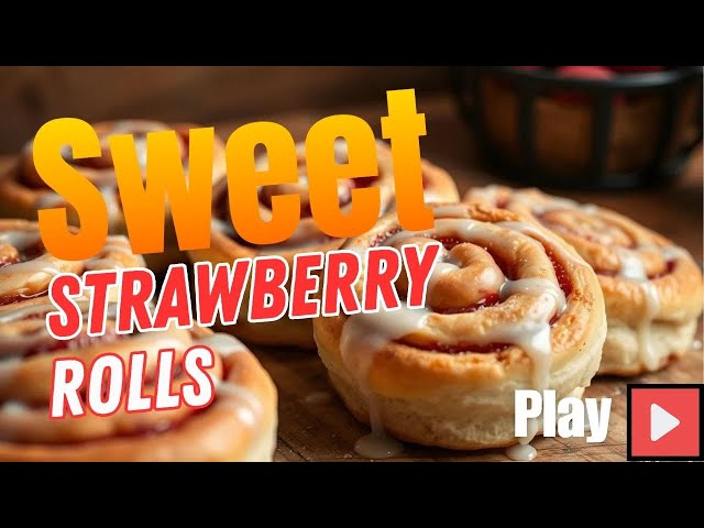 Video thumbnail for Homemade Strawberry Cinnamon Rolls | Soft, Sweet & Perfect for Brunch