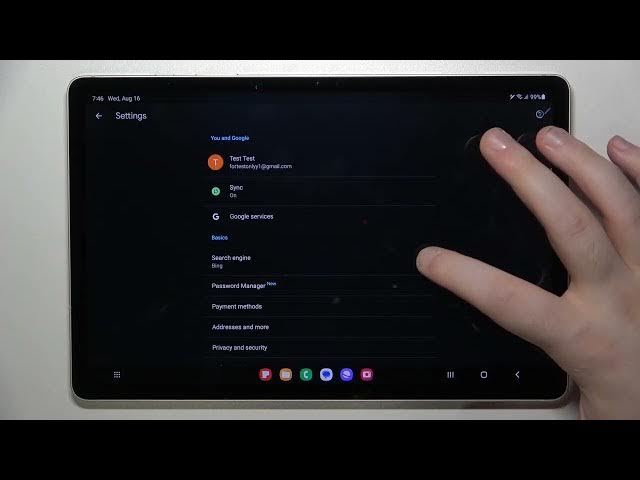 Video thumbnail for Secret Hack: Change Search Engine on Galaxy Tab S9 for Lightning-Fast Results!