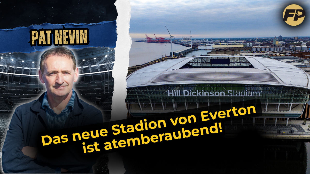 Video thumbnail for Pat Nevin: Das neue Stadion von Everton ist atemberaubend!