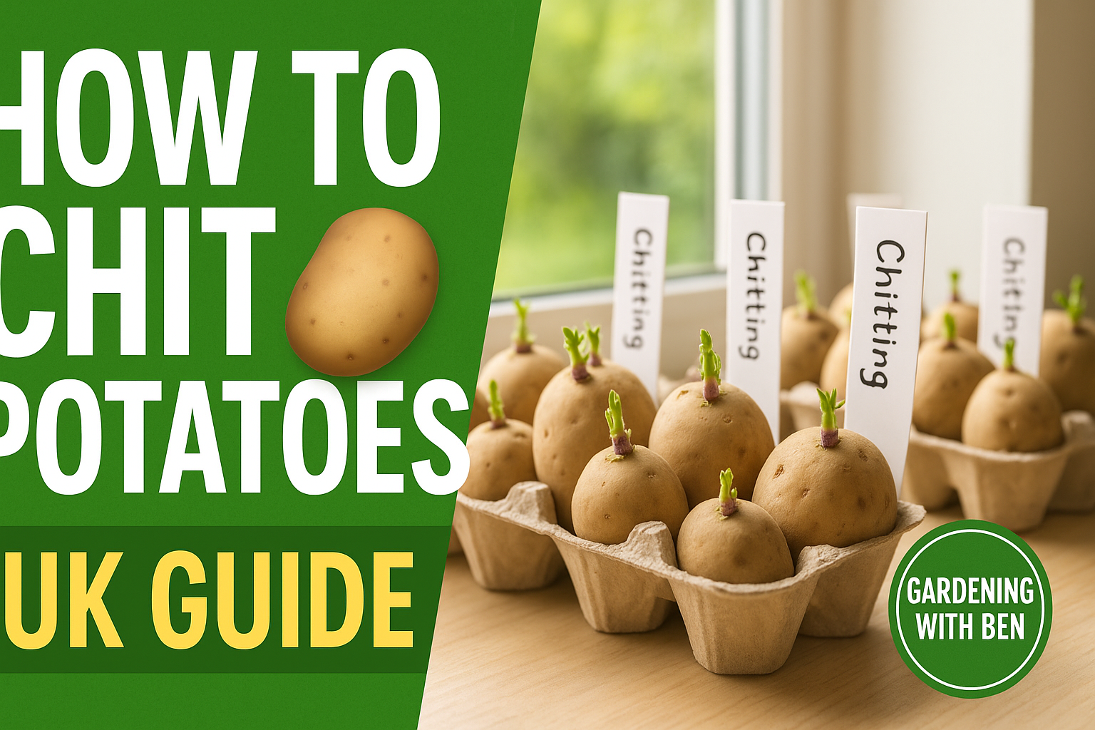 Video thumbnail for 🎥 ✅ How to Chit Potatoes 🥔 | Easy Step-by-Step Guide for Bigger Harvests 🌿✨ #Chitting #Potato