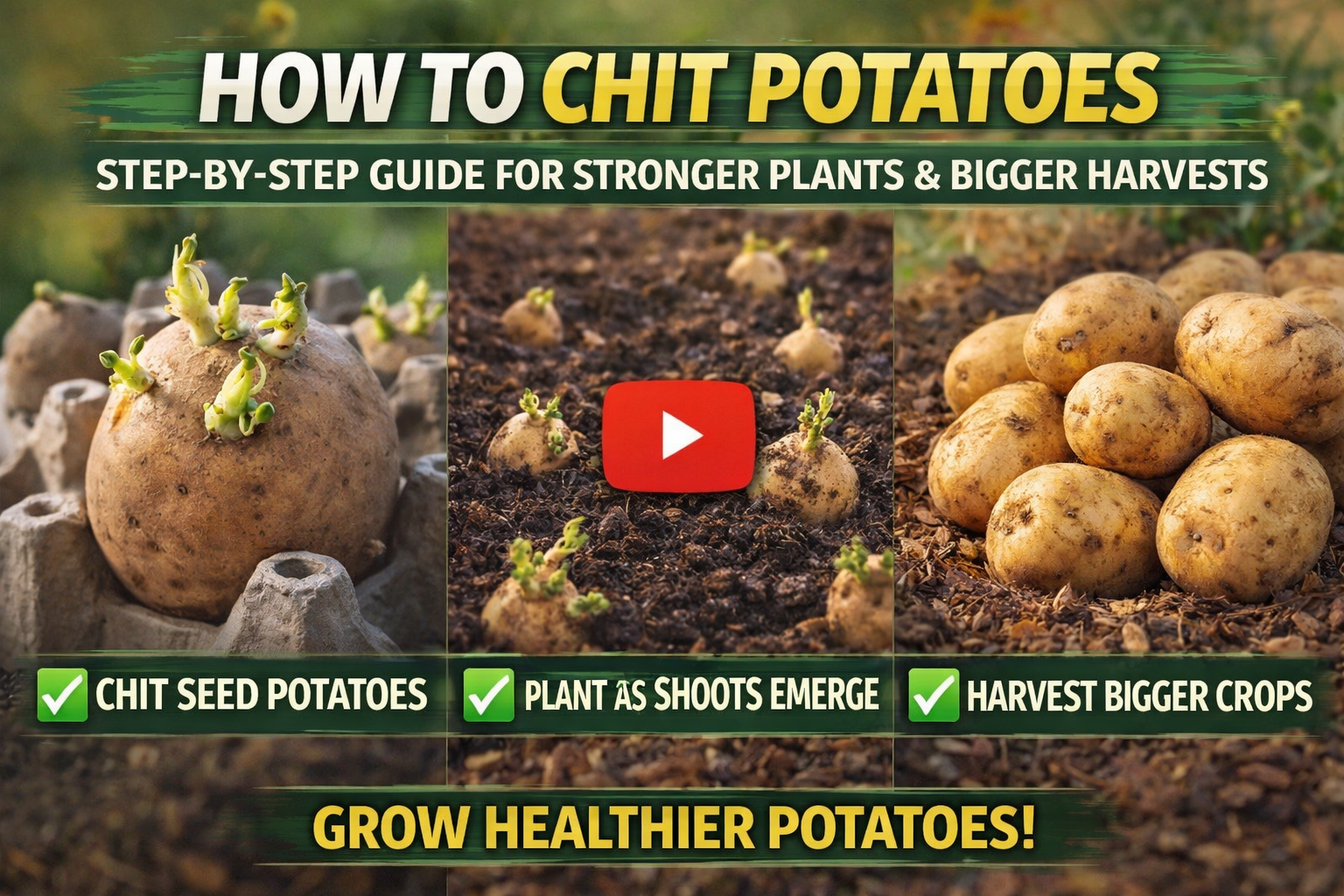 Video thumbnail for How to Chit Potatoes | Step-by-Step Guide for Stronger Plants & Bigger Harvests