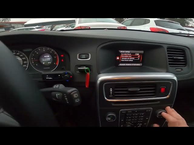 Video thumbnail for How to Enable or Disable Recirculation Timer in Volvo V60 I ( 2010 - 2018 )