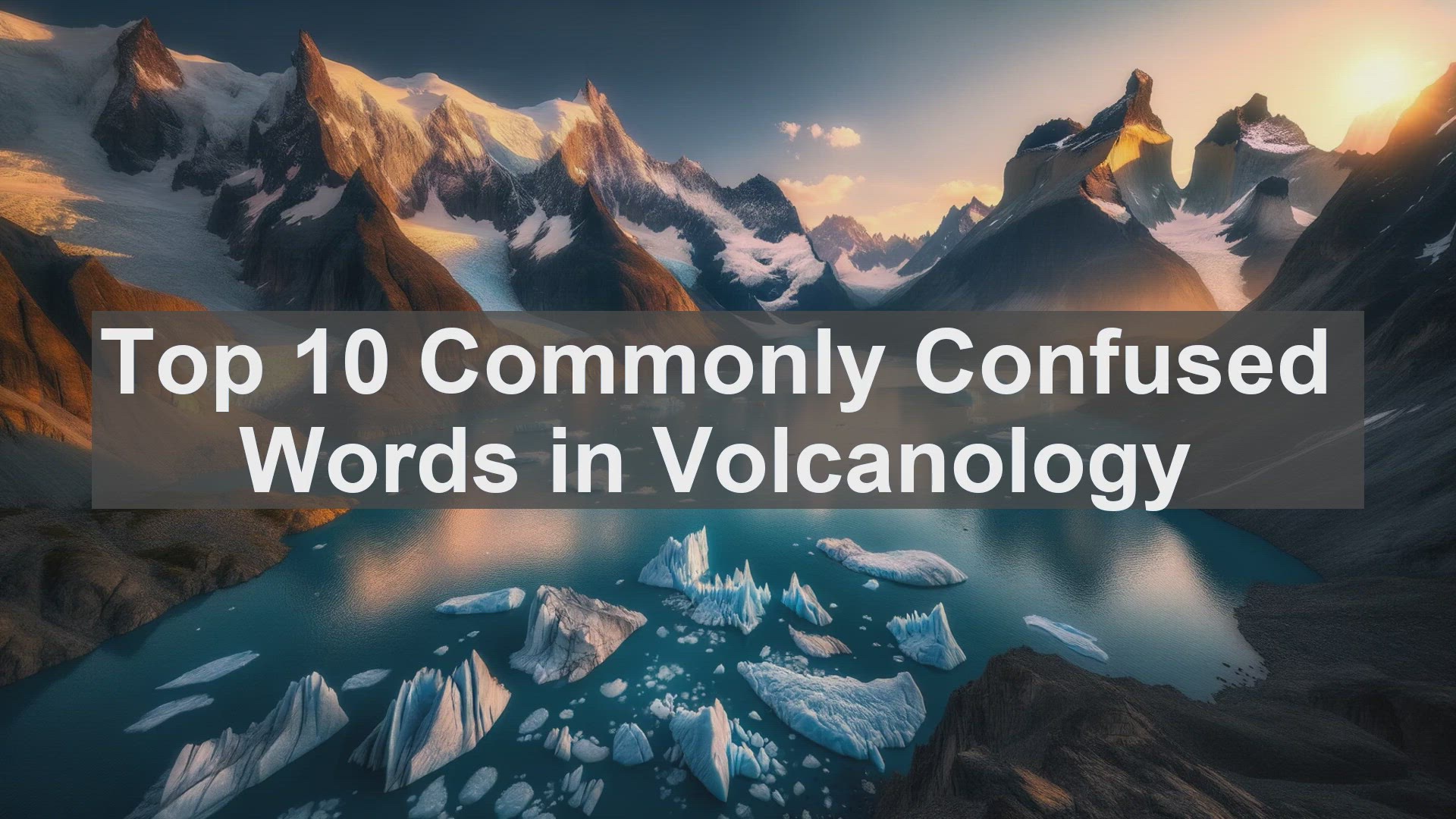 'Video thumbnail for Top 10 Commonly Confused Words in Volcanology'