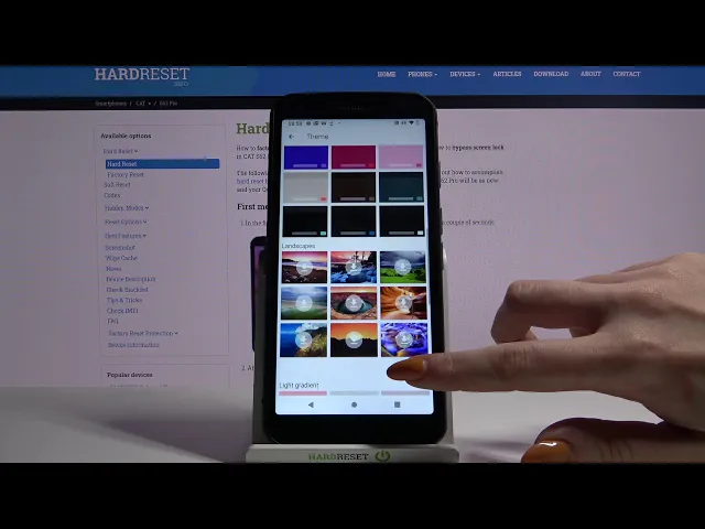 Video thumbnail for Open Keyboard Themes List on CAT S62 Pro - Keyboard Theme