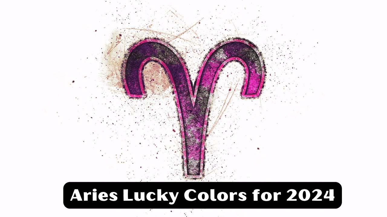 'Video thumbnail for Aries Lucky Colors for 2024: video blog'
