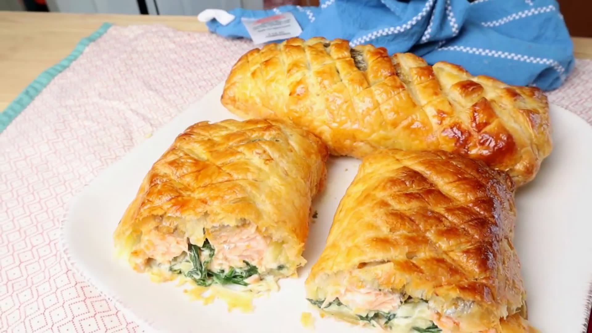 Video thumbnail for Salmon Wellington - Best Salmon Recipe