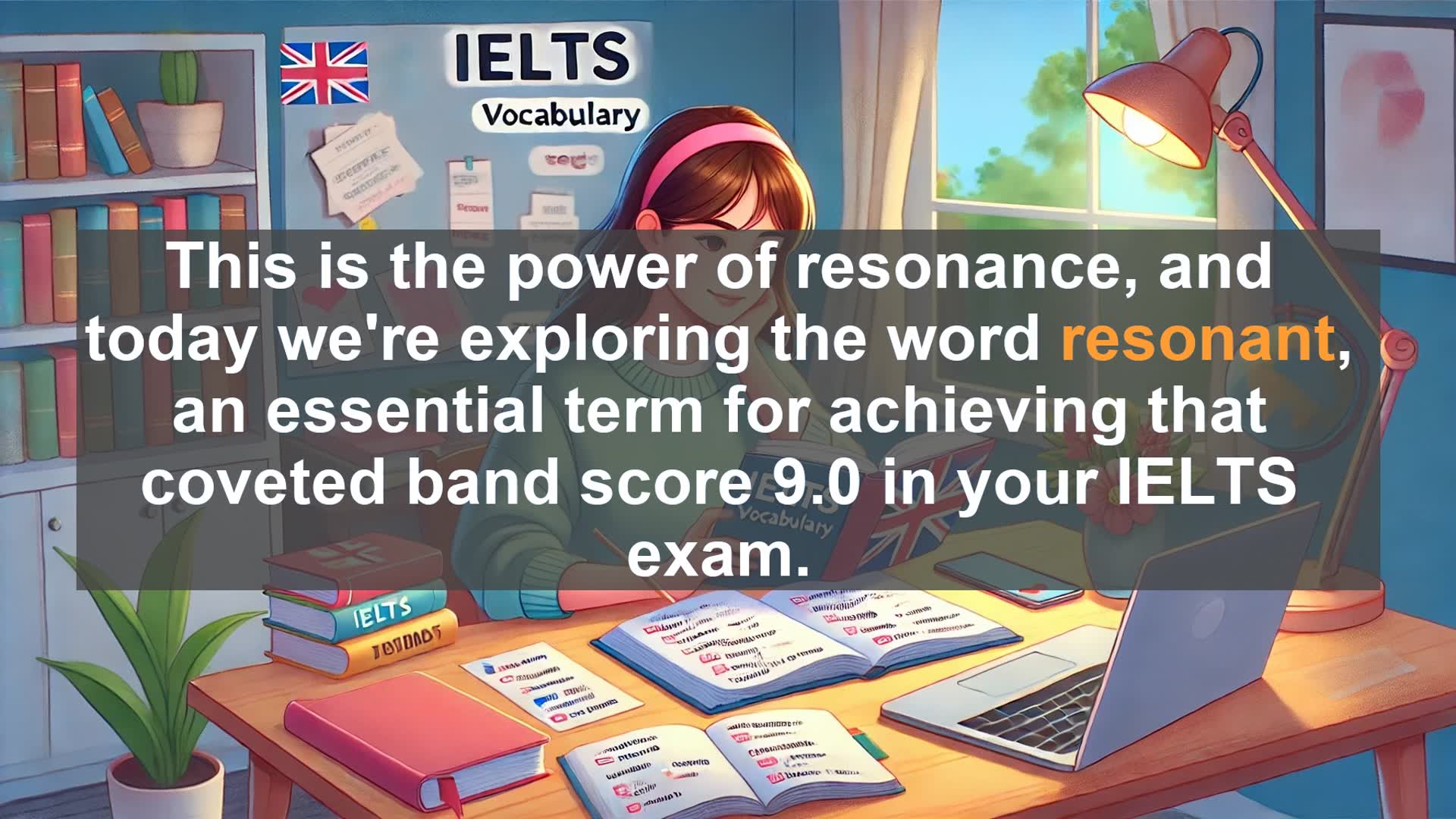 'Video thumbnail for 2000 Must Know IELTS 9.0 Vocabulary - Mastering 'Resonant': A Key Word for IELTS Band Score 9.0'