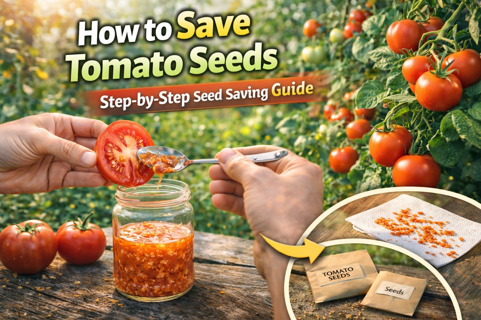 Video thumbnail for How to Save Tomato Seeds | Step-by-Step Seed Saving Guide