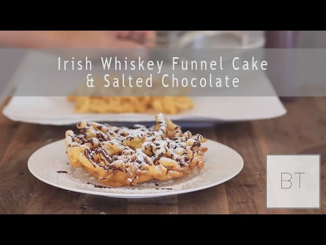 Video thumbnail for Irish Whiskey Funnel Cake & Salted Chocolate | Byron Talbott