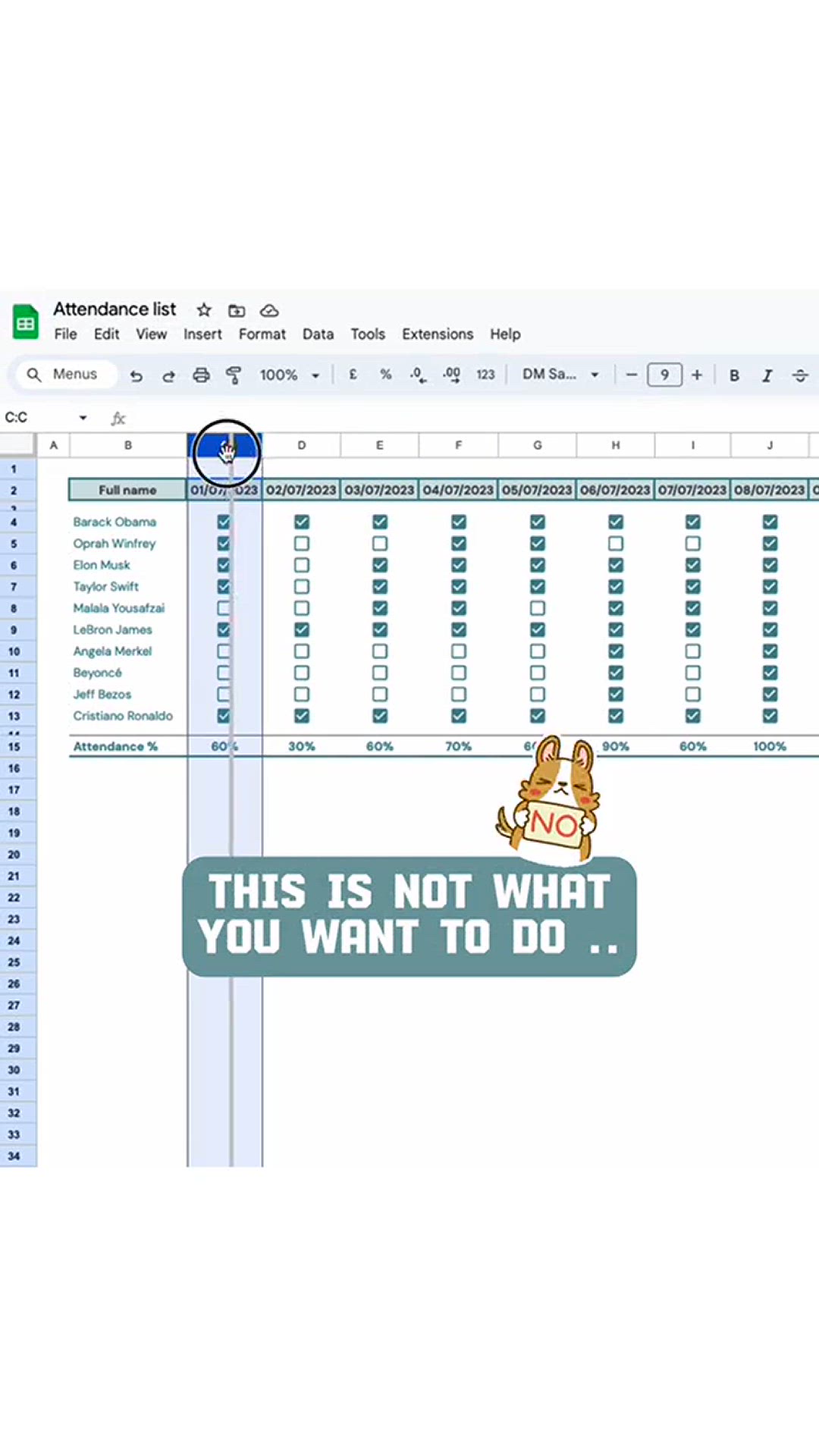 'Video thumbnail for How rotating text can help you in #googlesheets '