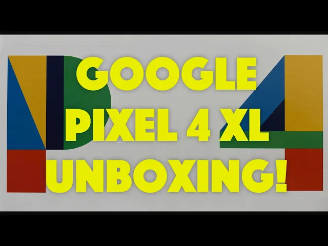 Video thumbnail for Google Pixel 4 XL -- UNBOXING!