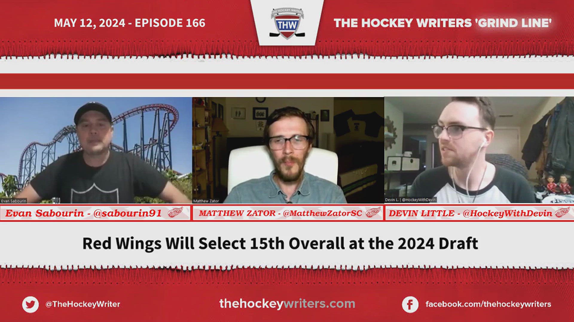 Video thumbnail for Red Wings - Reaction to the Results of the 2024 NHL Draft Lottery
