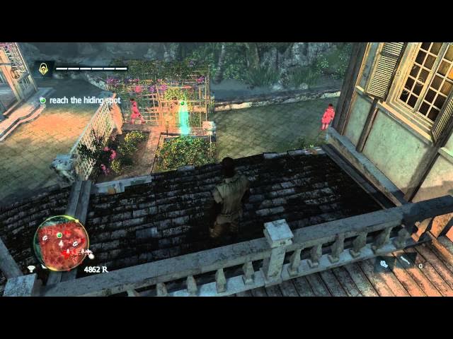 Video thumbnail for Assassins Creed IV Freedom Cry - Lifting the Veil: Eavesdrop on Governor's Convo (Roof & Bushes) PS4