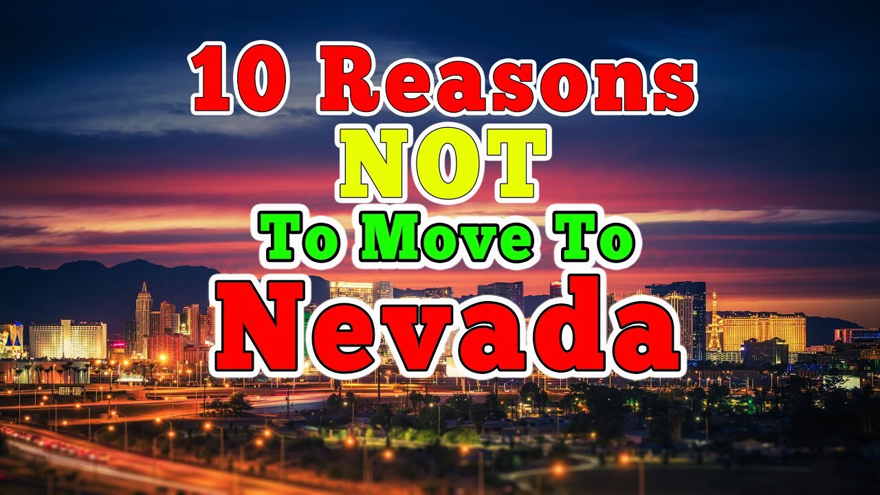 Video thumbnail for Top 10 Reasons NOT to move to Nevada.