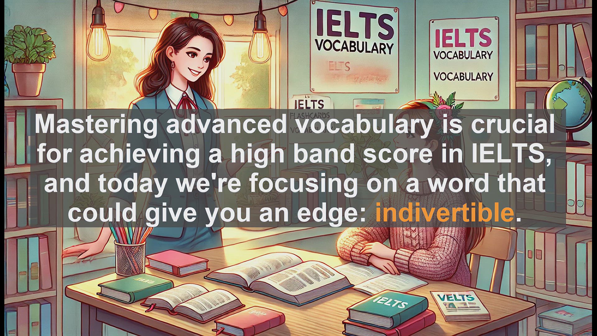 'Video thumbnail for 5000 Must Know IELTS 8.0 Vocabulary - IELTS Vocabulary Boost: Understanding 'Indivertible''