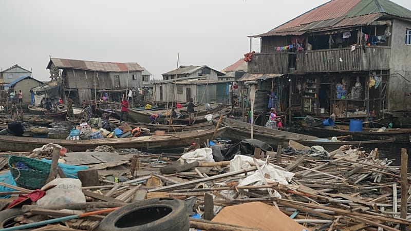 Video thumbnail for Makoko demolitions leave thousands homeless as Lagos clears waterfront settlement