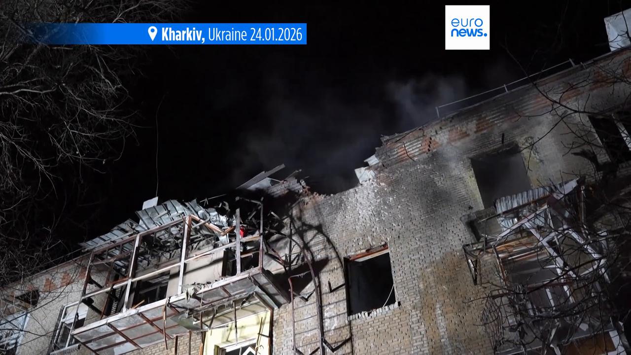 Video thumbnail for Russia launches massive strikes on Ukraine's largest cities and targets energy infrastructure