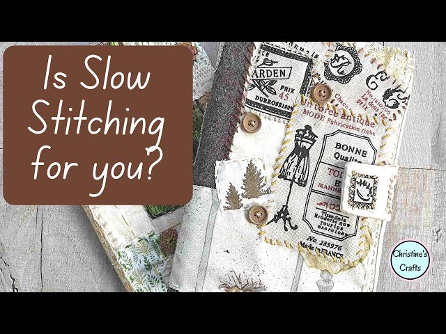 'Video thumbnail for Create a STUNNING Unique Journal Cover with Slow Stitching!'