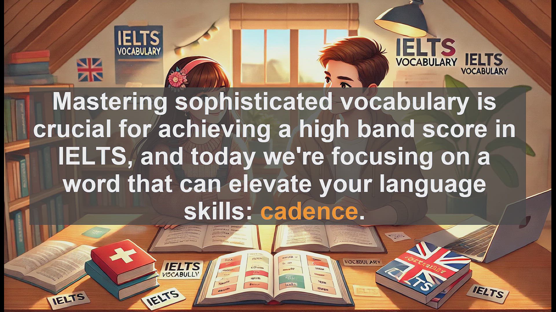 'Video thumbnail for 5000 Must Know IELTS 8.0 Vocabulary - IELTS Vocabulary: Understanding and Using 'Cadence''