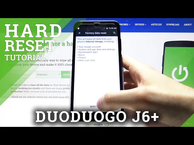 Video thumbnail for How to Hard Reset DUODUOGO J6+ - Reset All Settings