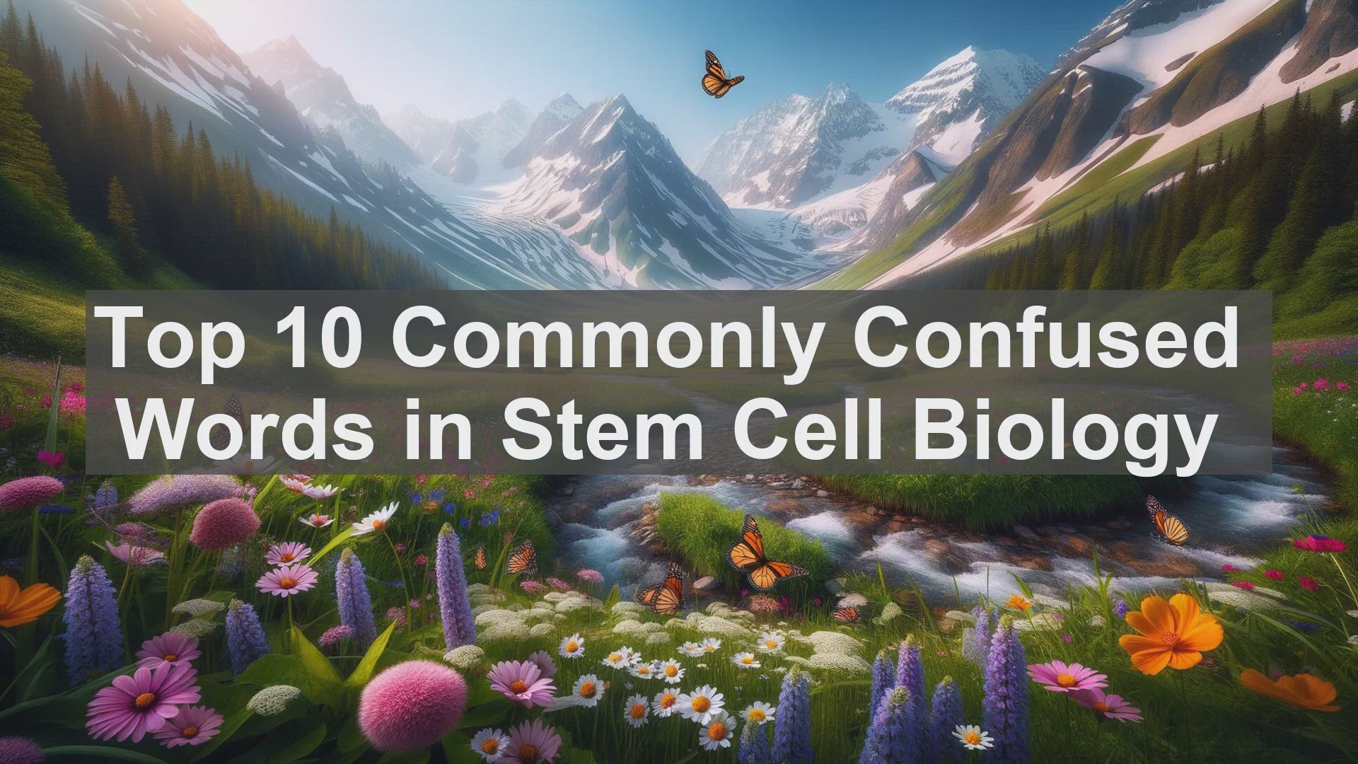 'Video thumbnail for Top 10 Commonly Confused Words in Stem Cell Biology'