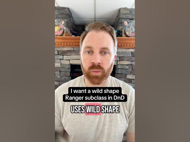 Video thumbnail for I want a DnD Ranger that uses Wild Shape