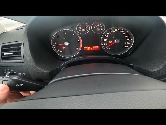 Video thumbnail for How to Change Units in Ford C-MAX I ( 2003 - 2010 ) - Set New Speed Units