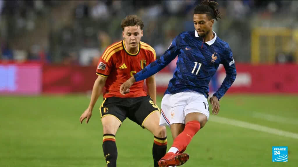 Video thumbnail for Olise wonder strike gives Zidane's France win in Belgium