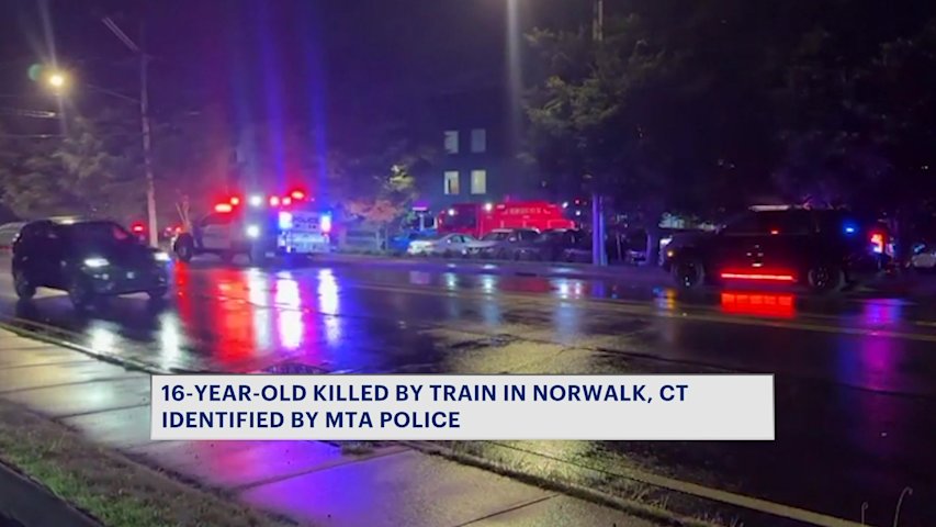 Video thumbnail for Norwalk teen killed after being hit by Metro-North train