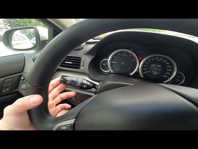 Video thumbnail for How to Enable or Disable High Beam in Honda Accord VIII ( 2007 – 2016 ) | Use High Beam