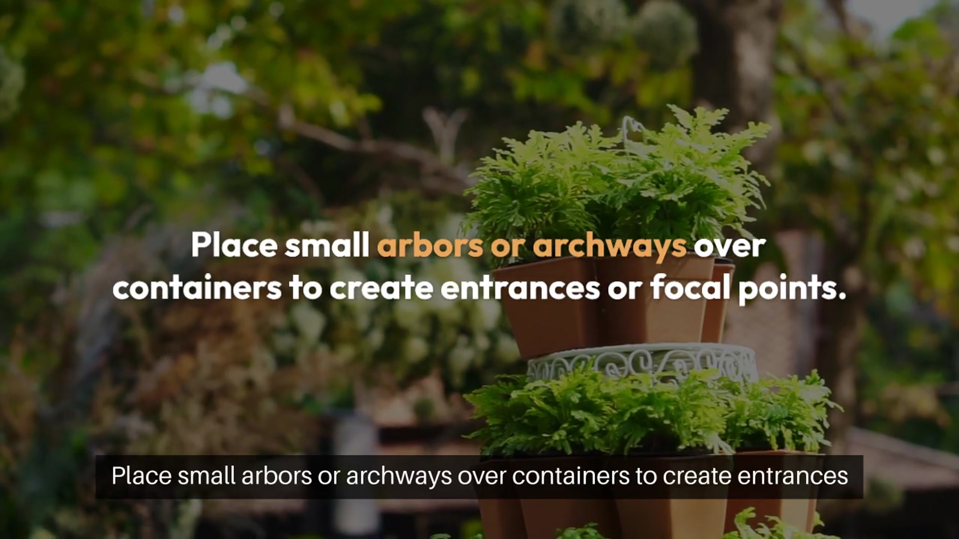 Video thumbnail for Using Garden Structures in Container Gardening