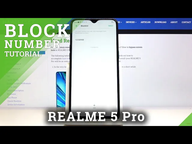 Video thumbnail for How to Block Number in REALME 5 Pro – Create Blacklist