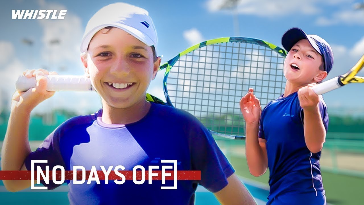 Video thumbnail for 12-Year-Old FUTURE US Open Tennis Champ?!