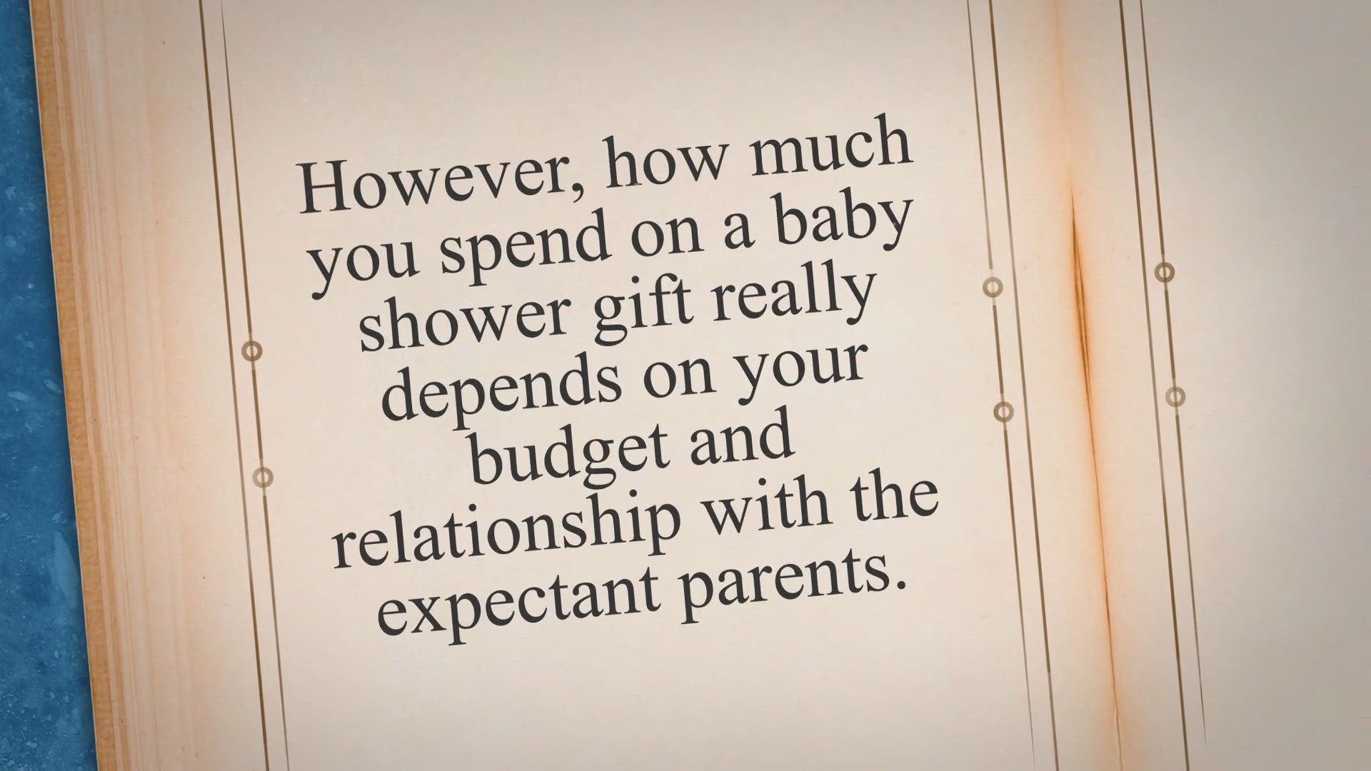 Video thumbnail for How Much To Spend On Baby Shower Gift? (List Of Best Gifts)