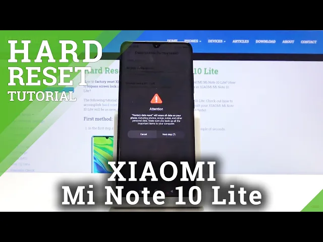 Video thumbnail for How to Hard Reset Xiaomi Mi Note 10 Lite - Remove All Data