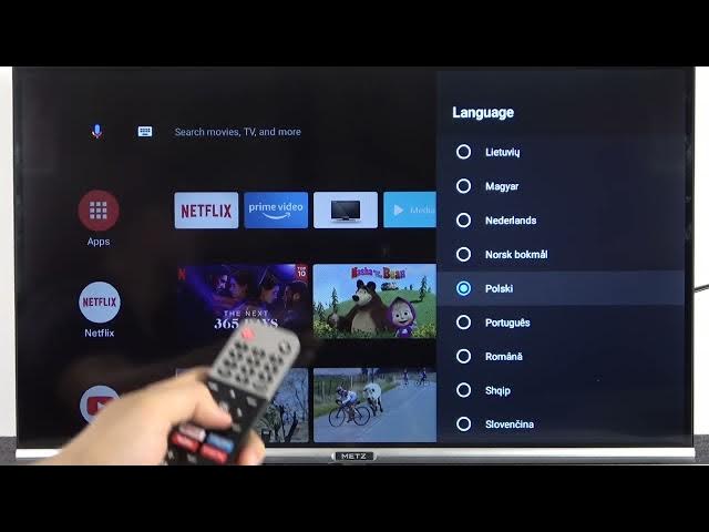 Video thumbnail for How to Change Language in Metz Android TV (32MTC6100Z)?