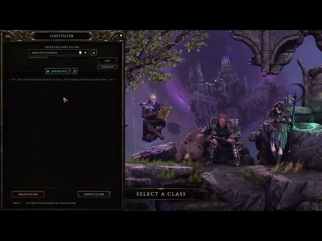 Video thumbnail for How To Create Loot Filter In Last Epoch