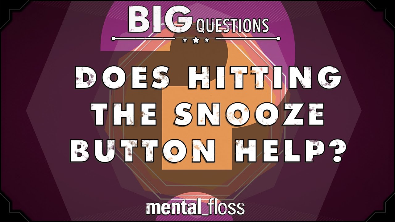 Video thumbnail for Does hitting the snooze button help? - Big Questions - (Ep. 34)