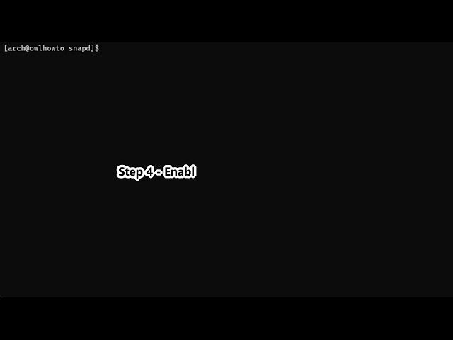 Video thumbnail for How to install snap on Arch Linux