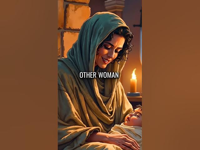 Video thumbnail for King Solomon ordered to bring a sword and divide the child between two women #history #facts